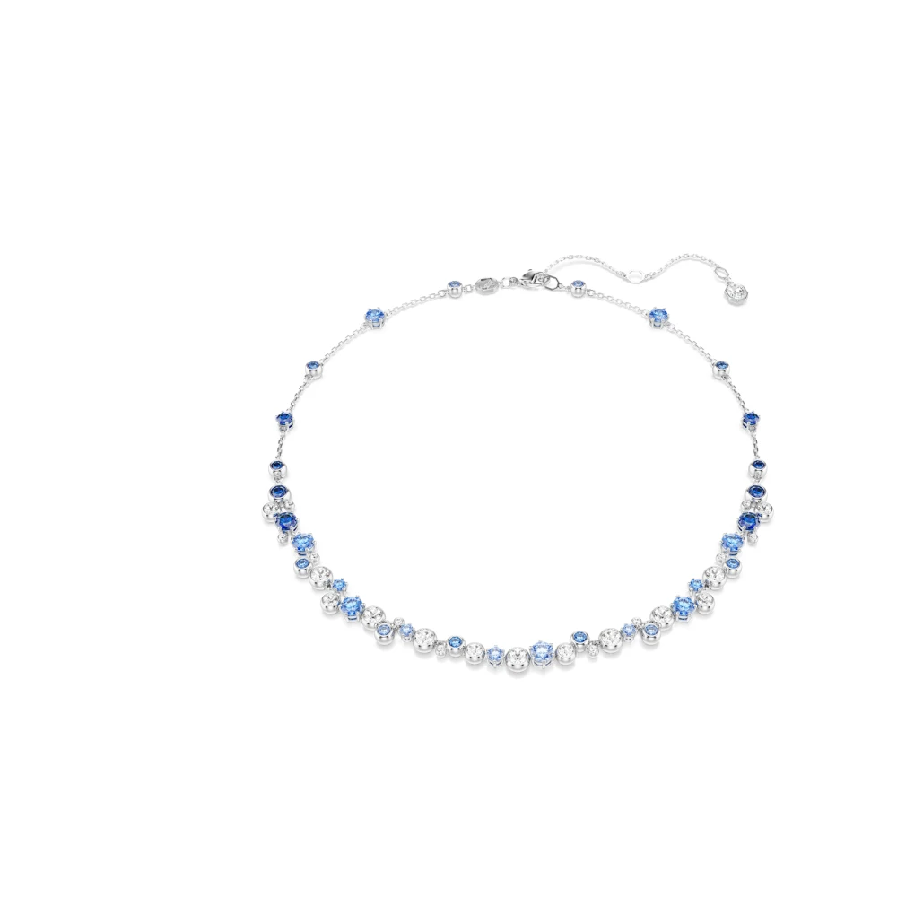 Swarovski Women's Gray Necklaces, One Size, Elegant Constella Crystal Necklace Blue