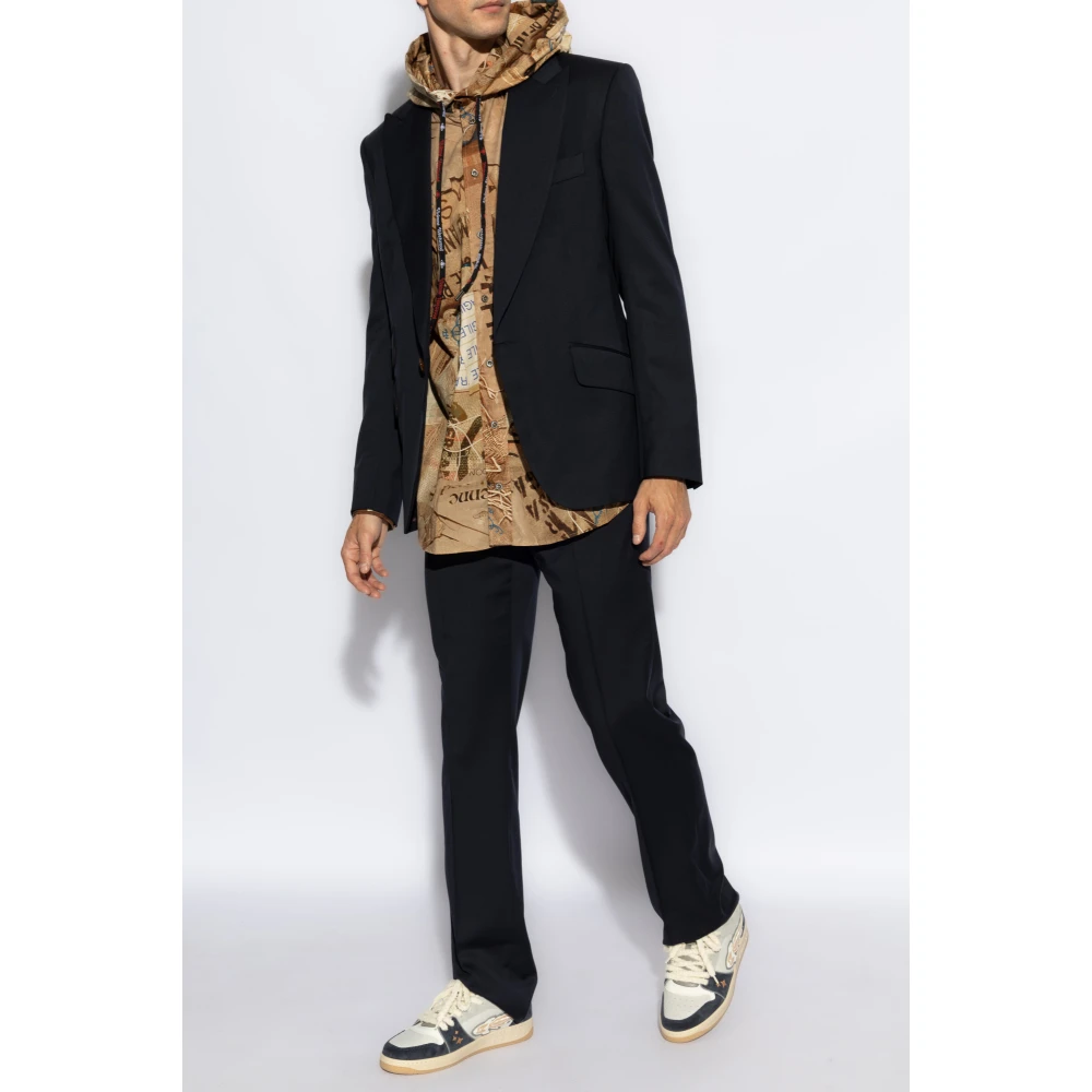 Vivienne Westwood Gekreukelde broek Sang Blue Heren