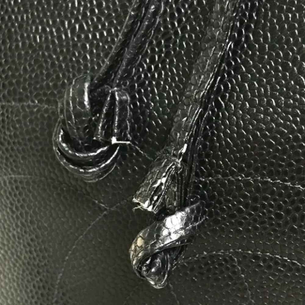 Chanel Vintage Pre-owned Leather chanel-bags Black Dames