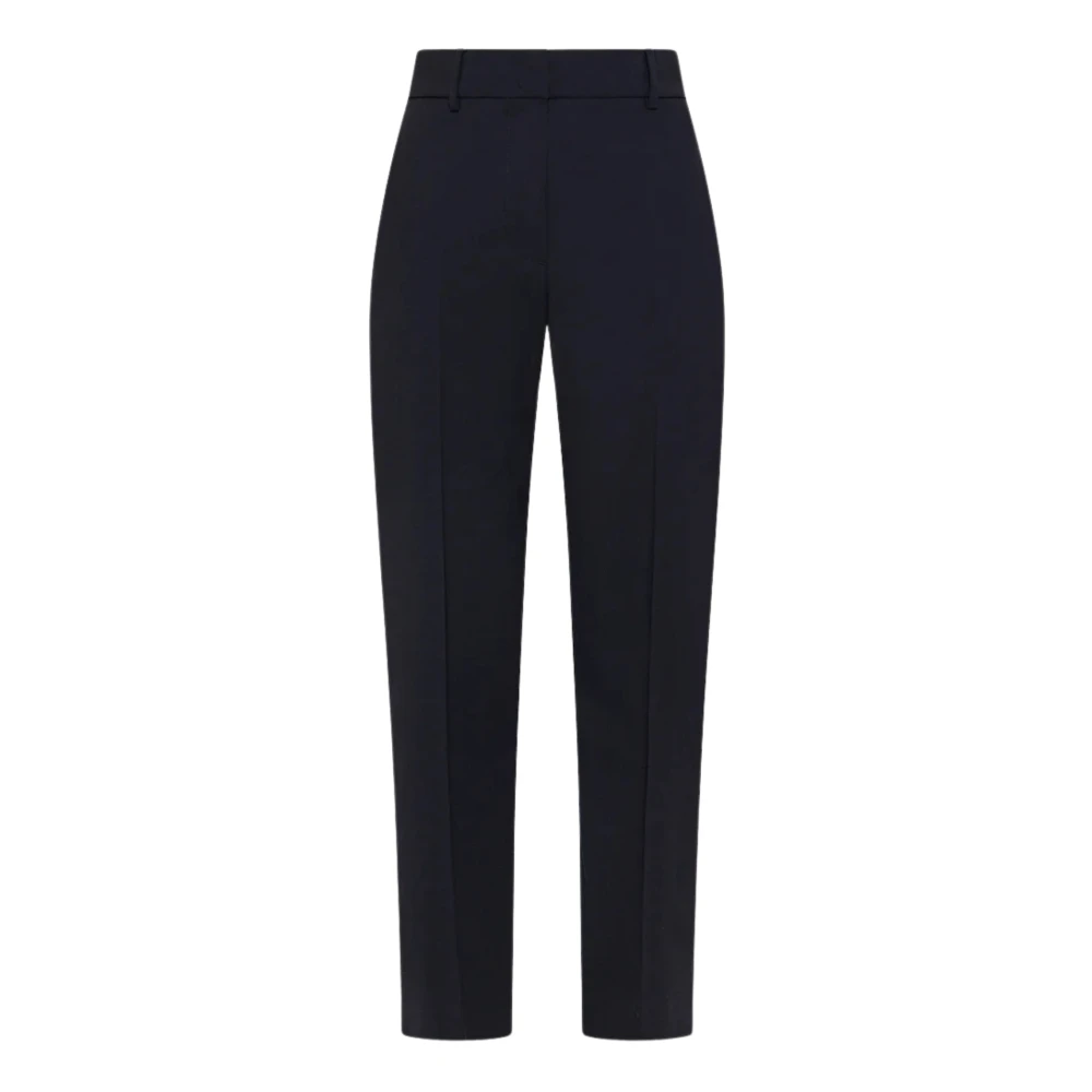 Seventy Black Carrot Fit Ankle Trousers - Female - Slim-Fit Trousers - L - Trousers
