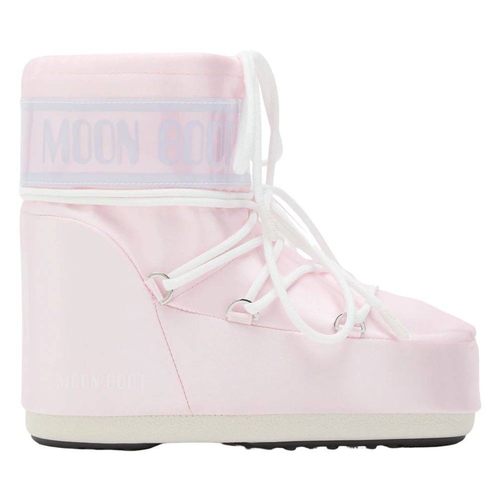 Moon Boot Women's Pink Icon Low Pearly Boot