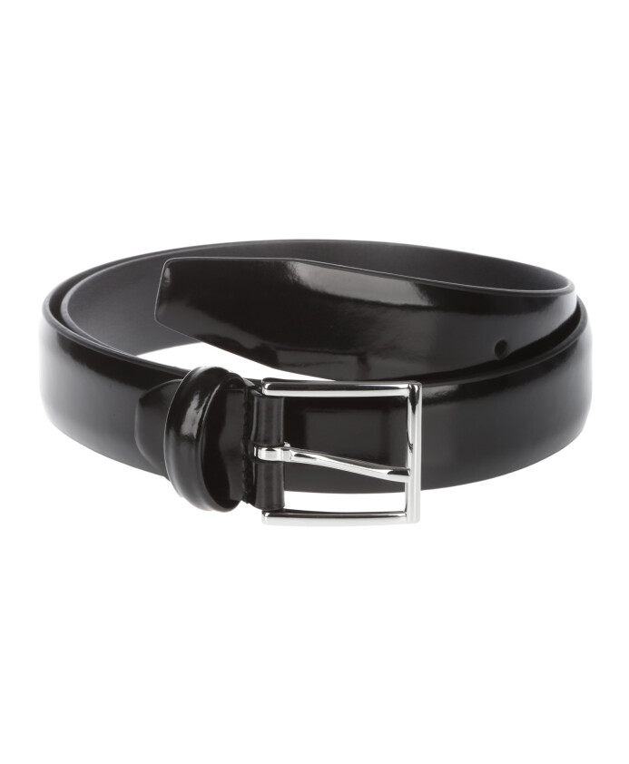 ceinture-en-cuir-noir-lisse