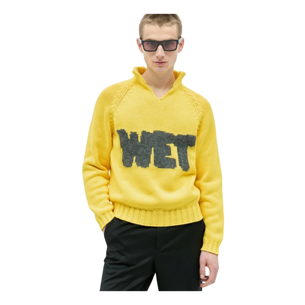 ERL Knitwear Yellow Heren