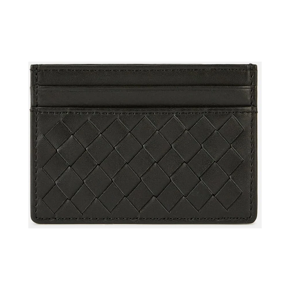 Boggi Milano Creditcardhouder van Leder Black Heren