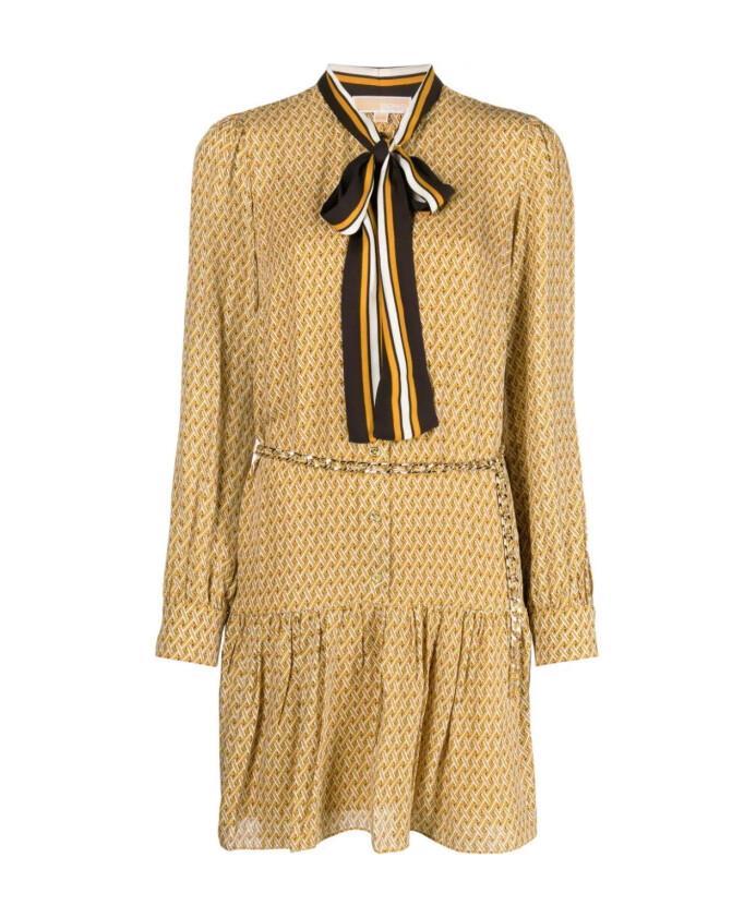 robe-mi-longue-a-et-logo-en-treillis