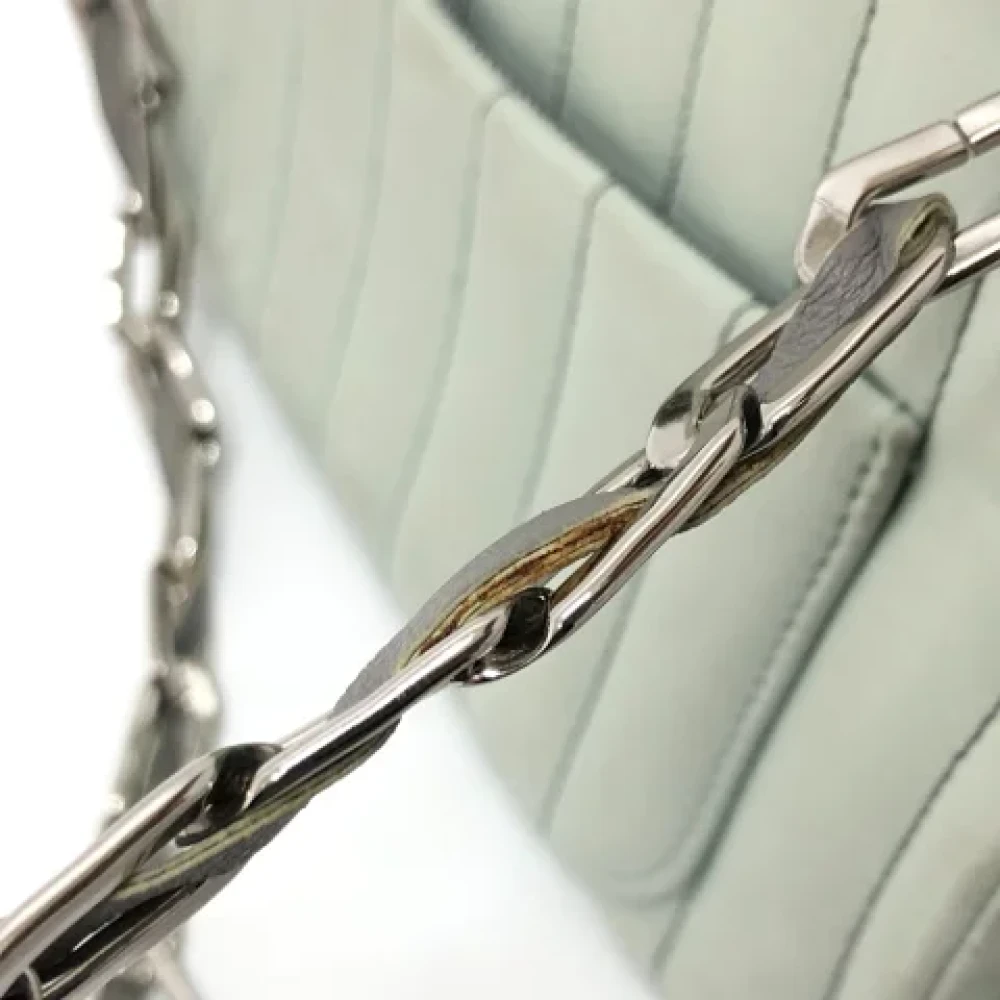 Chanel Vintage Pre-owned Leather chanel-bags Green Dames