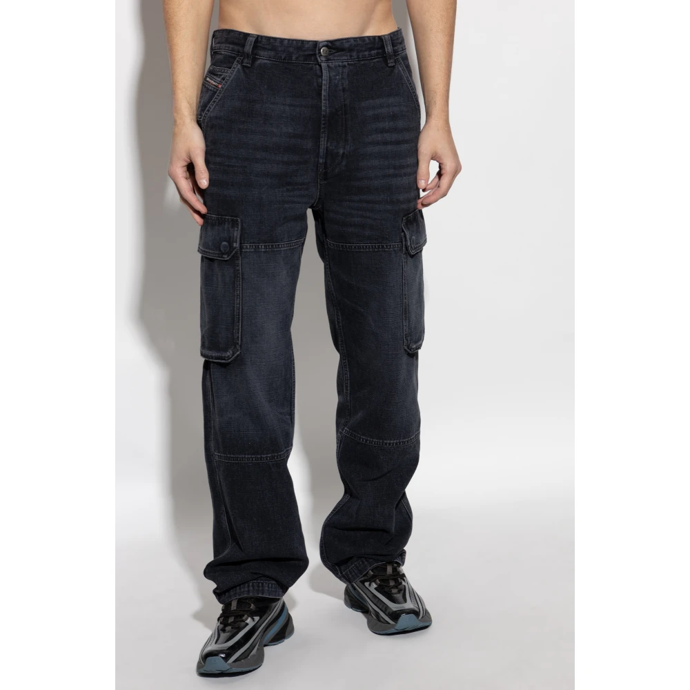 Diesel Jeans D-Uty-Cargo L.32 Blue Heren