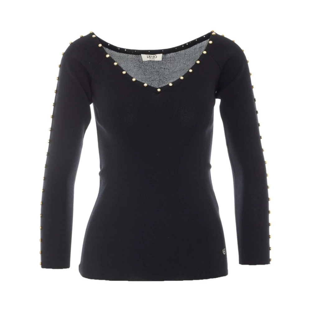 Liu Jo , Damen, Strickwaren, Schwarzk, M