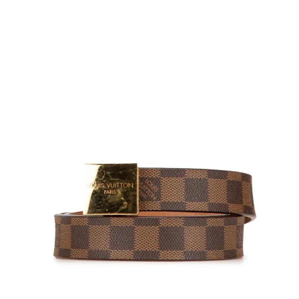 Louis Vuitton Vintage Pre-owned Canvas belts Brown Dames