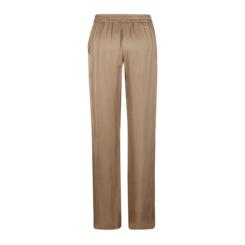 Ermanno Scervino Beige Viscose Broek Made in Italy Beige Dames