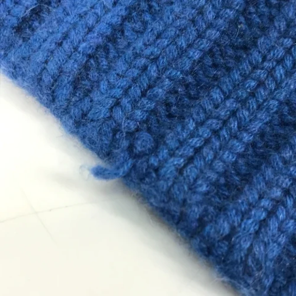 Louis Vuitton Vintage Pre-owned Cashmere scarves Blue Dames