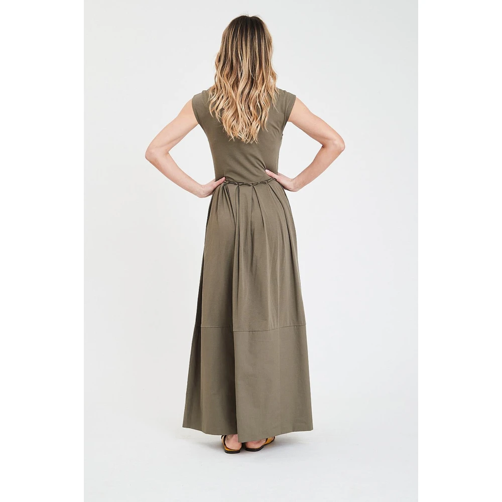 Alpha Studio Lange jurk Green Dames