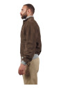 bomber-en-cuir-suede-marron