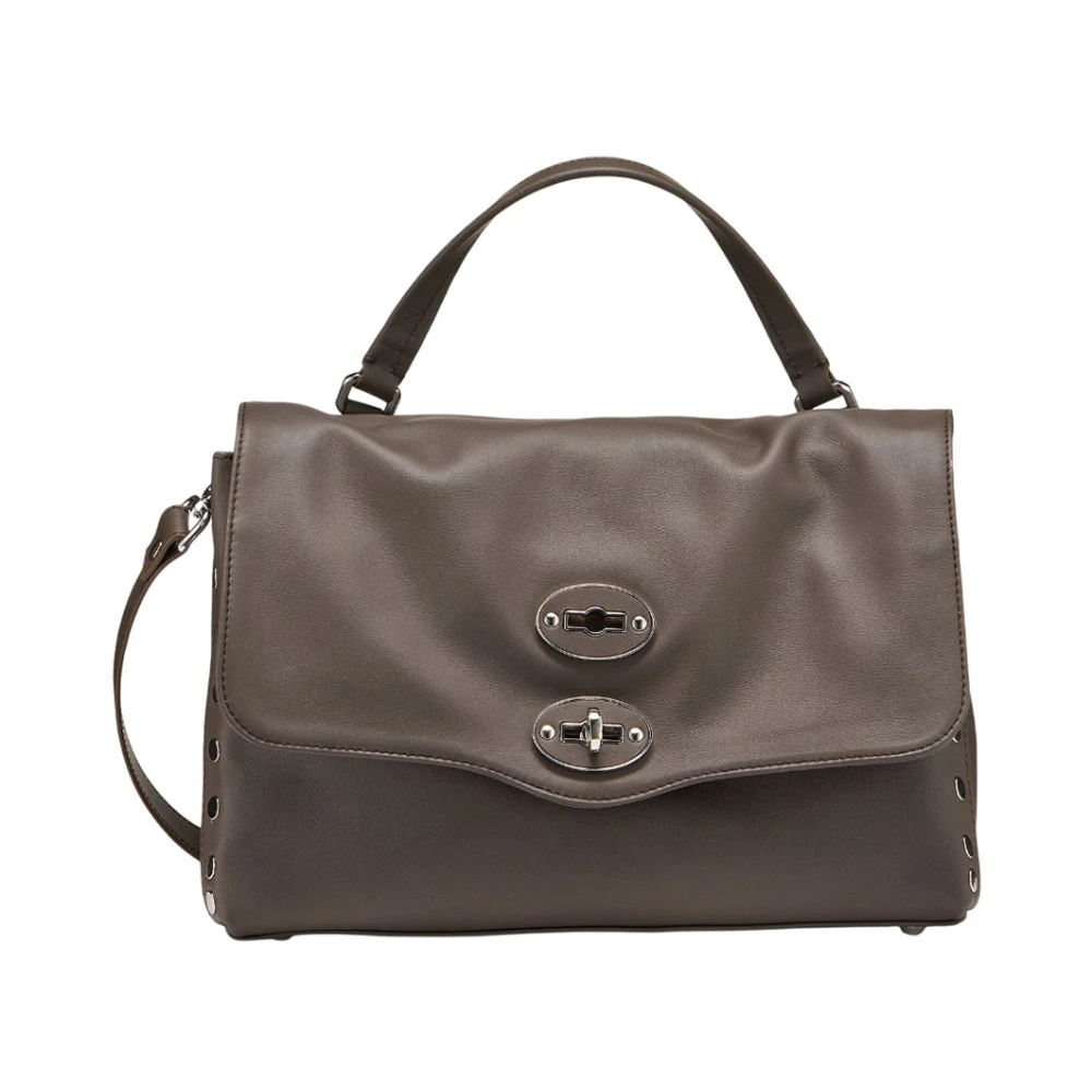 Zanellato , Handbags, Female, Brown, One Size, Postina Baby Messenger Bag