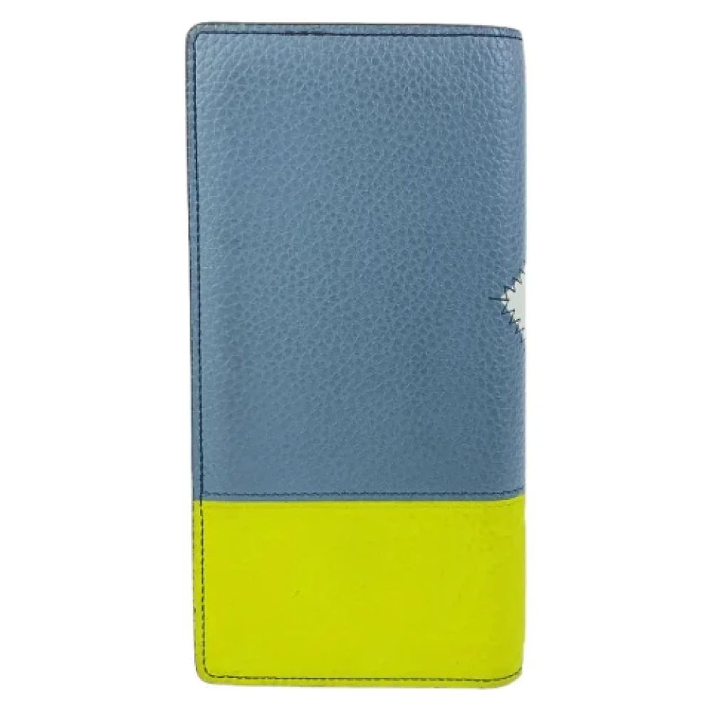 Louis Vuitton Vintage Pre-owned Leather wallets Blue Heren