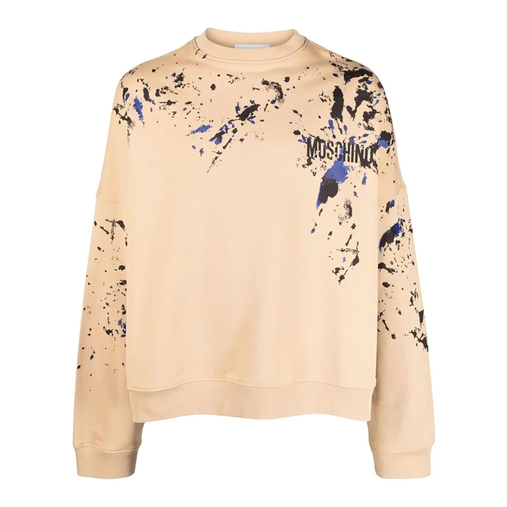 Moschino Sweatshirt Beige Heren