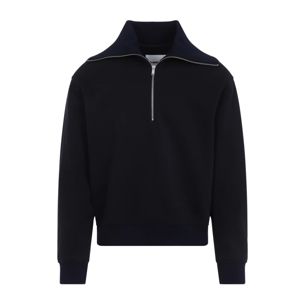 Jil Sander Men's Blue Turtlenecks, Xl, Sweatshirts Clothing Ss26