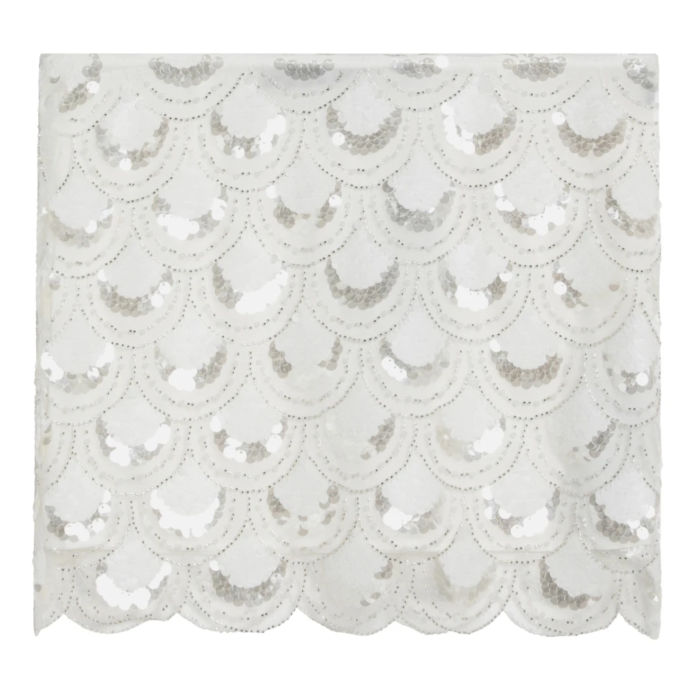 Rotate Birger Christensen Minirok met pailletten White Dames