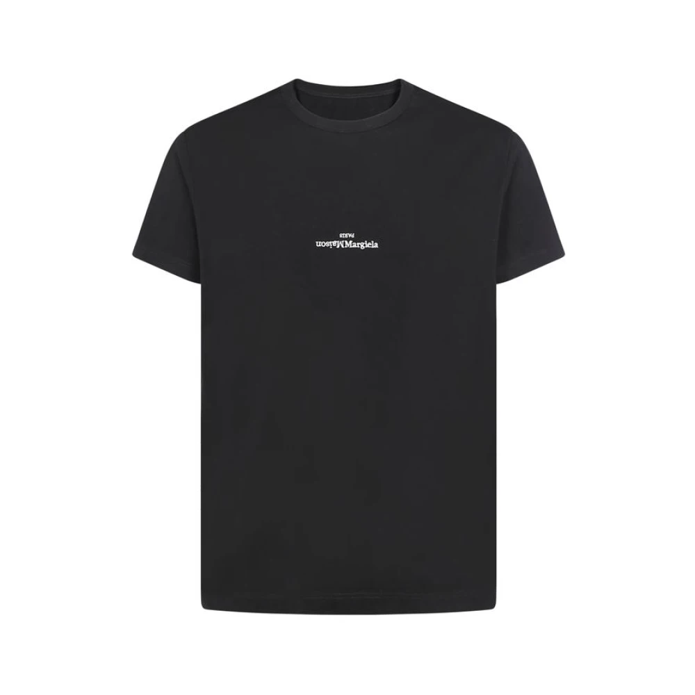 Maison Margiela Monogram Cotton T-Shirt Aw25 - Male - T-Shirts - Black - S - Tops