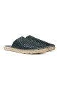 espadrilles-vert-fonce-tissees