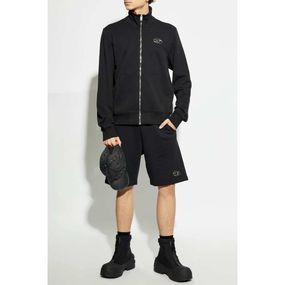 Diesel Zweetshorts P-Marshy-Od Black Heren