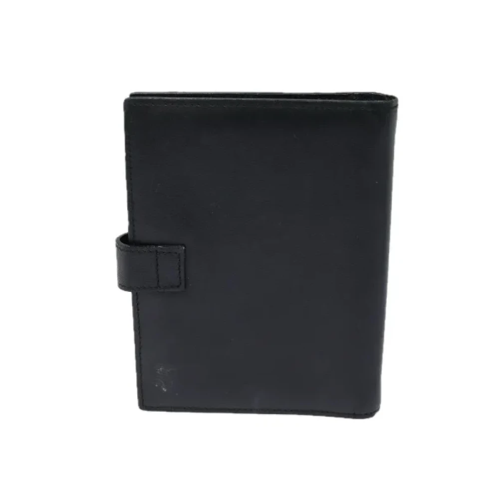 Gucci Vintage Pre-owned Leather home-office Black Dames