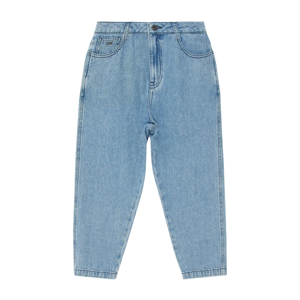 Emporio Armani Boys Blue Leggings - Jeans - 16 Y - Kids