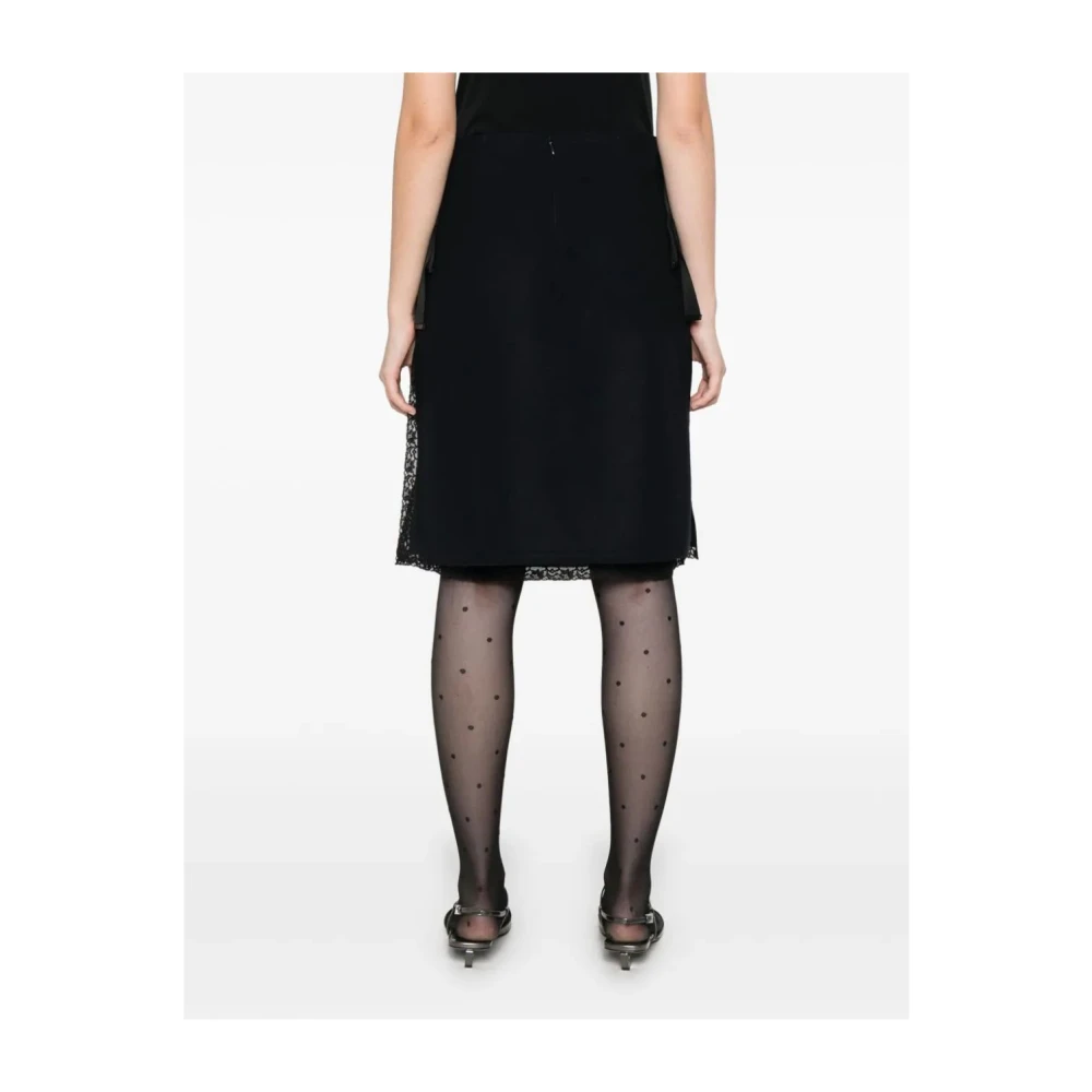 N21 Stoffen Rok Black Dames