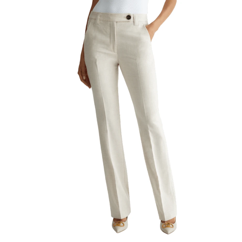 Liu Jo Flare Leg Greige Broek Beige Dames