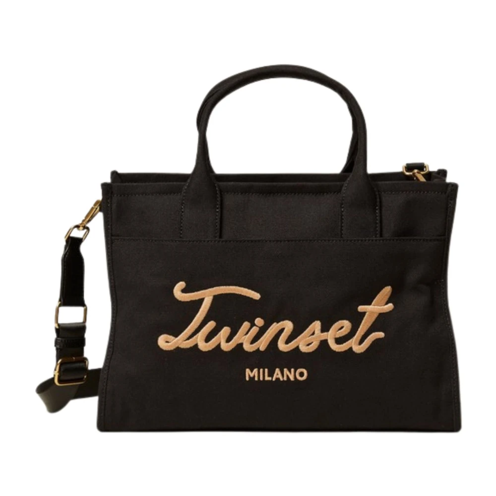 Twinset Black Twin Set Bags - Female - Shopping Bags - One Size - Bags