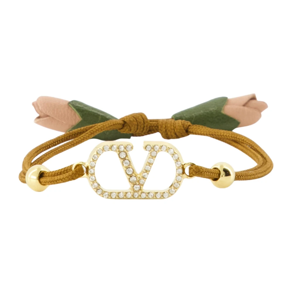 Valentino Garavani Brown Bracelets, Female, One Size, Vlogo Bracelet