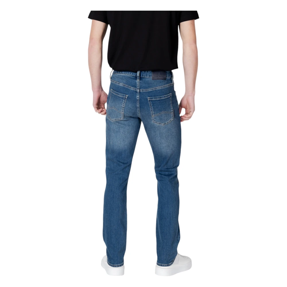 Armani Exchange Skinny Jeans Collectie met Katoenmix Blue Heren