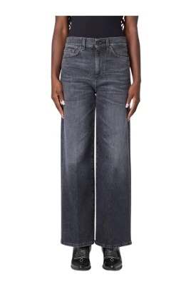 Grå Jeans för Stiligt Utseende