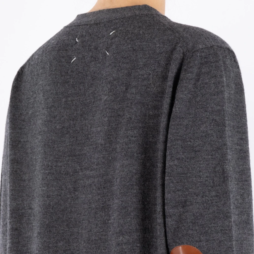 Maison Margiela Grijze Wollen Vest Gray Dames