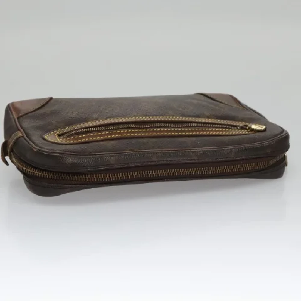 Louis Vuitton Vintage Pre-owned Canvas clutches Brown Dames