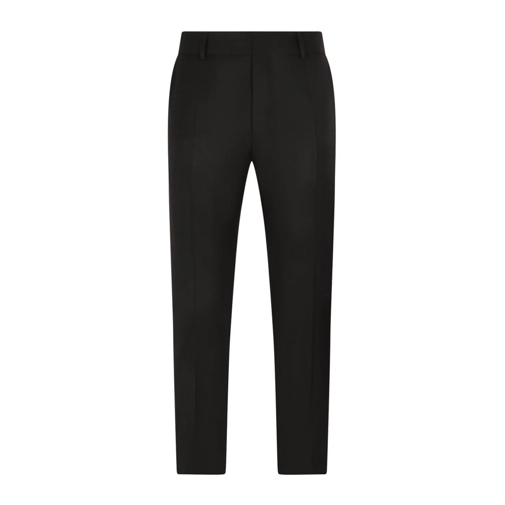 Pantalones de Lana Negros para Hombre Dolce Gabbana Mujer Miinto