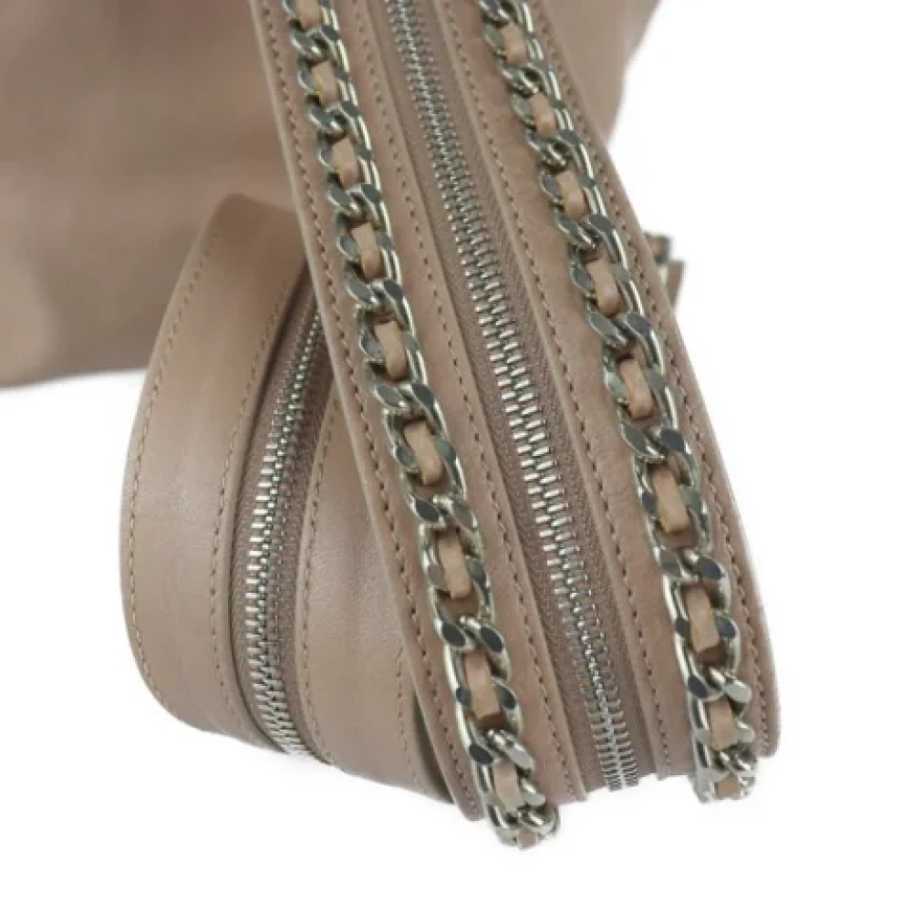 Jimmy Choo Pre-owned Fabric shoulder-bags Brown Dames