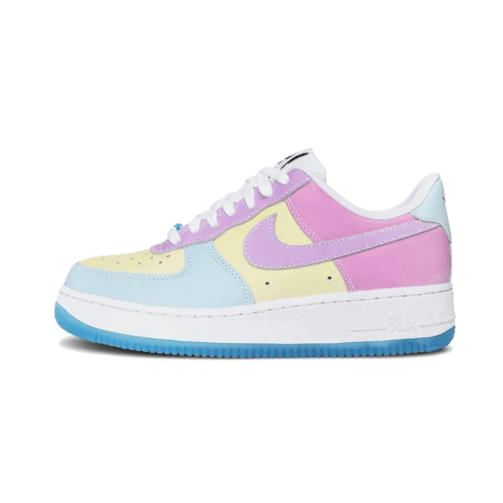 Nike Air Force One UV Reactive Sneakers Multicolor, Dam