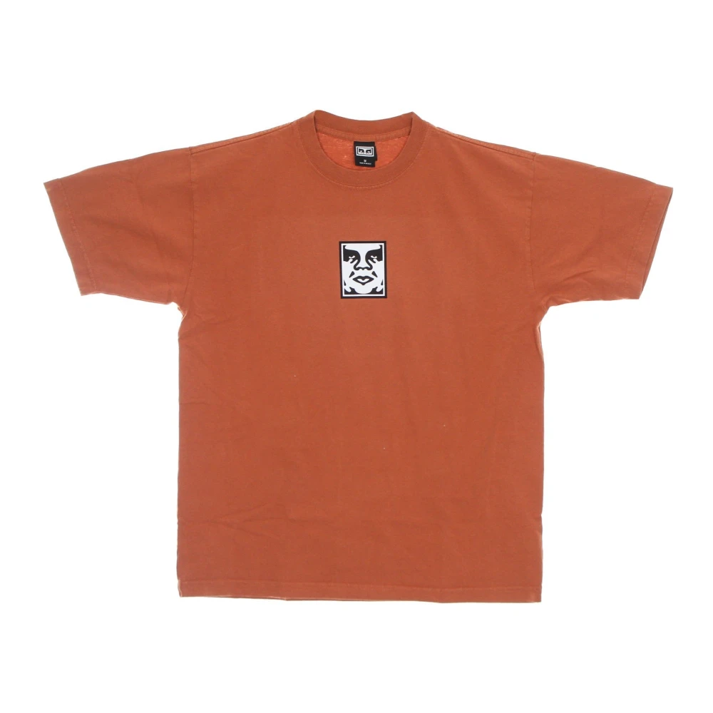 Obey T-Shirts Orange Heren