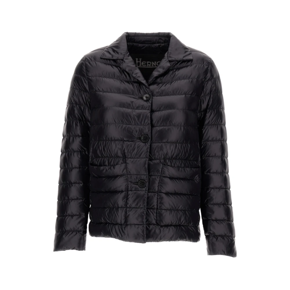 Herno Women's Black Winter Jackets, L, Down Jacket