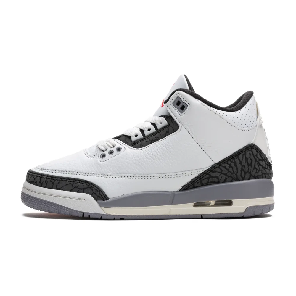 Jordan White Trainers, Female, 3 Uk, Air 3 Retro