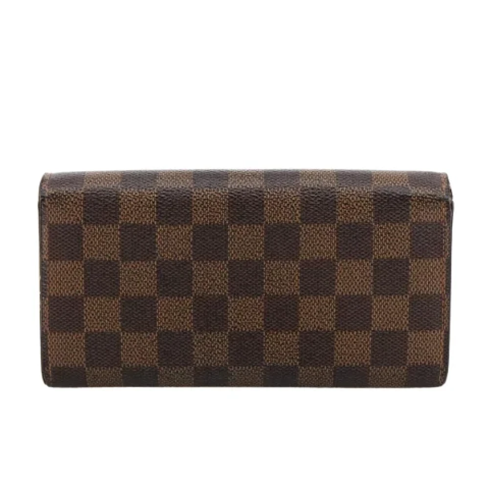 Louis Vuitton Vintage Pre-owned Canvas wallets Brown Dames