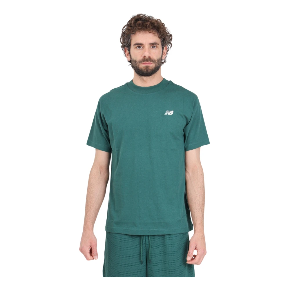 New Balance T-Shirts Green Heren