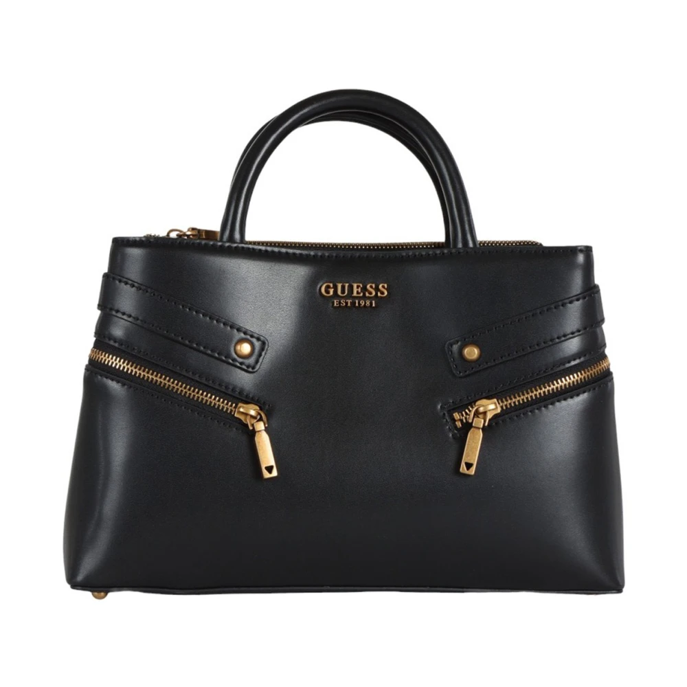 Guess Trissa Vriendin Satchel Zwart Black Dames