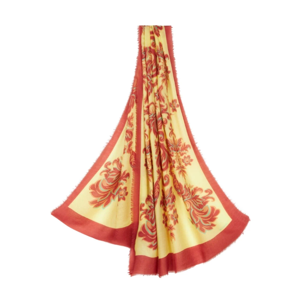 ETRO Venus Print Kasjmier Zijden Sjaal Multicolor Dames