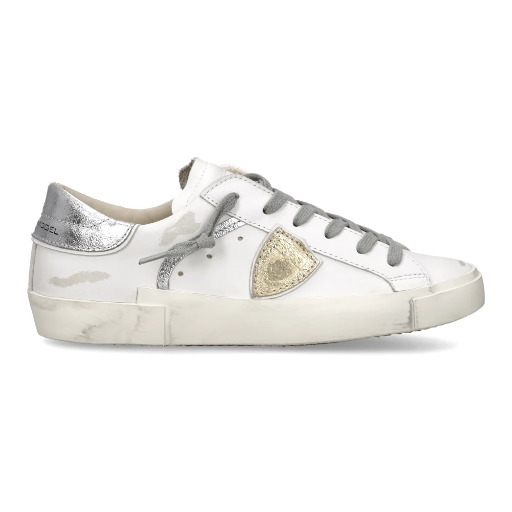 Philippe Model Women's White Sneakers, 6 Uk, Prsx Tennis