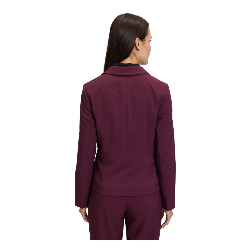 Betty Barclay Getailleerde Blazer Lange Mouw Purple Dames