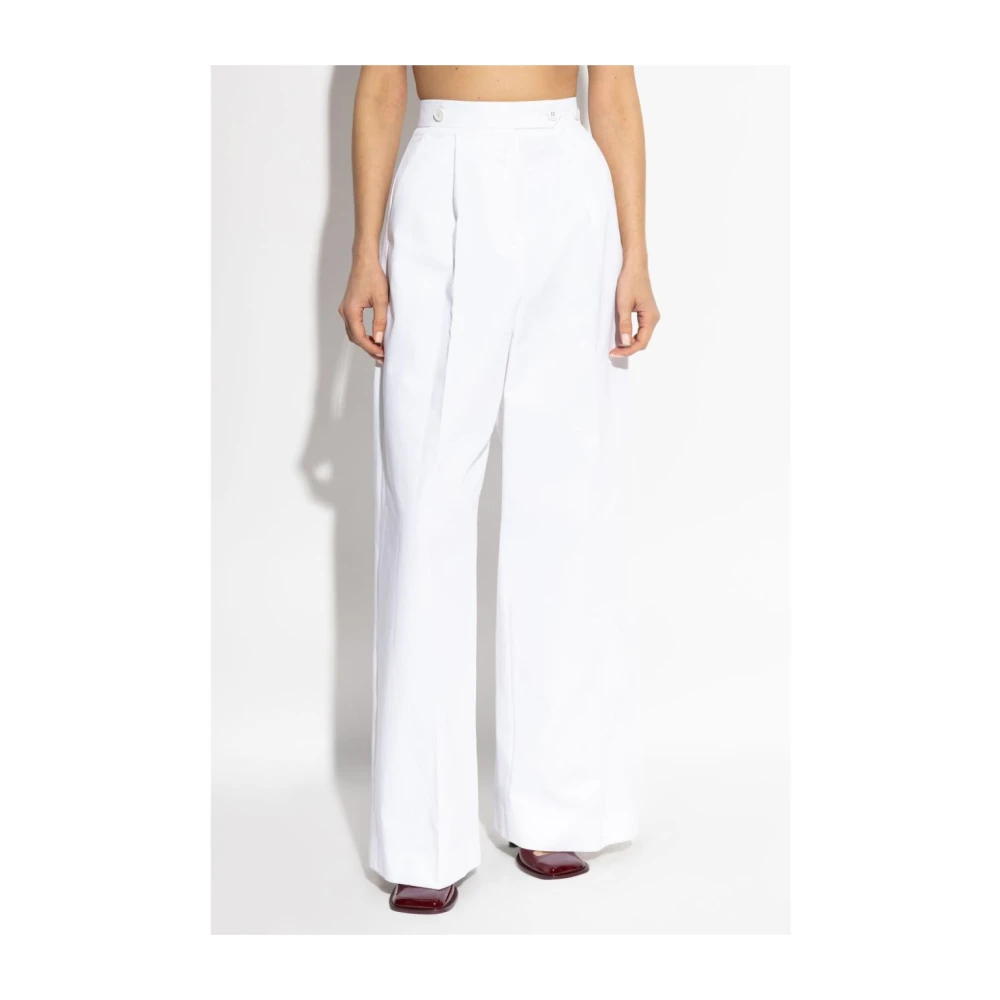 Givenchy Wijde broek White Dames