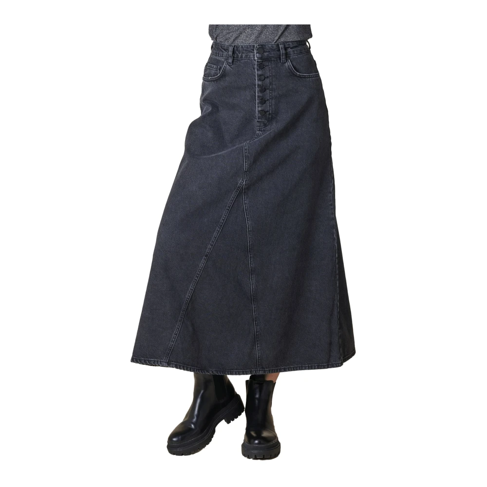 Zhrill Jeansrok Zhskadi Zwart Black Dames