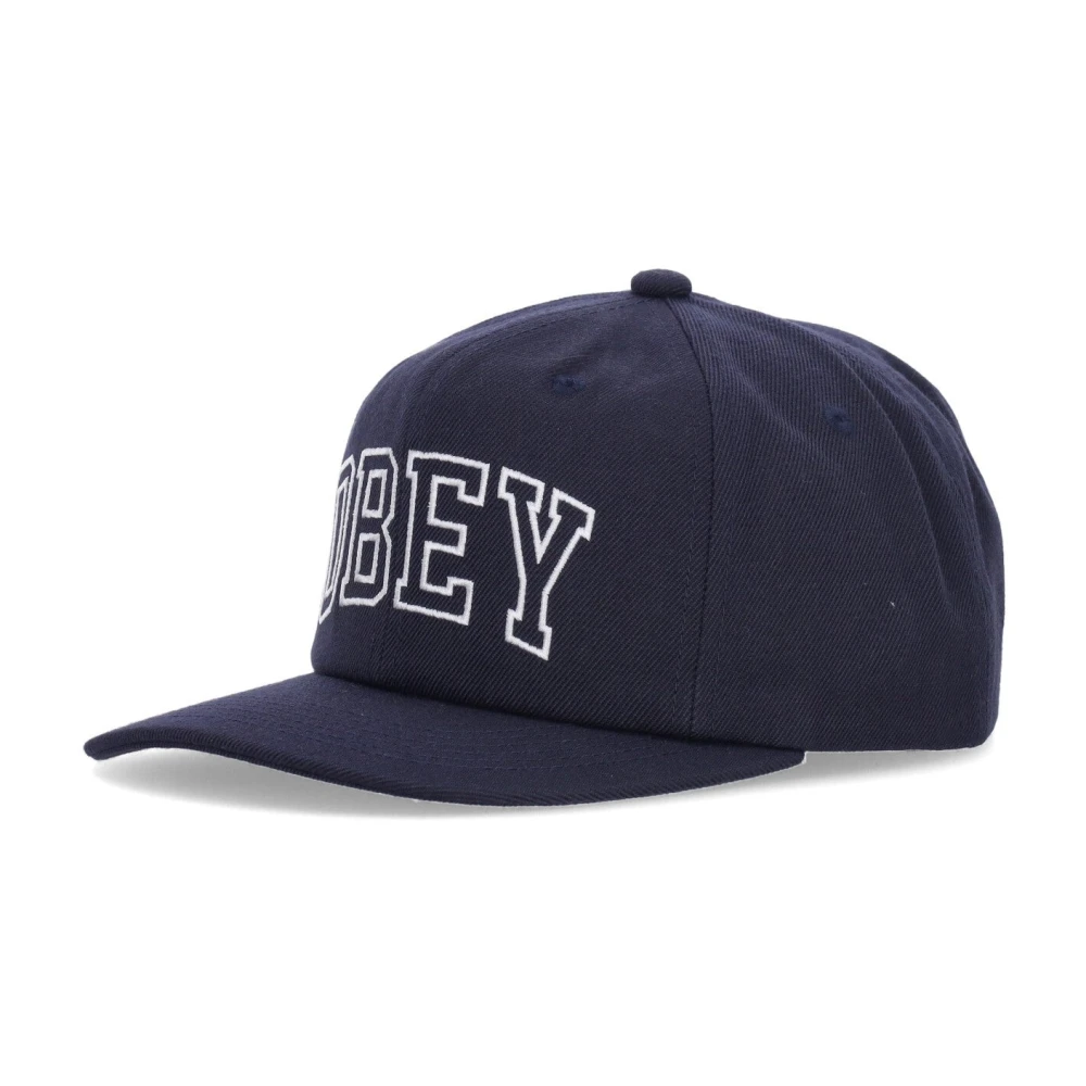 Obey Blue Hats & Caps, Unisex, One Size, Classic Navy Snapback Cap